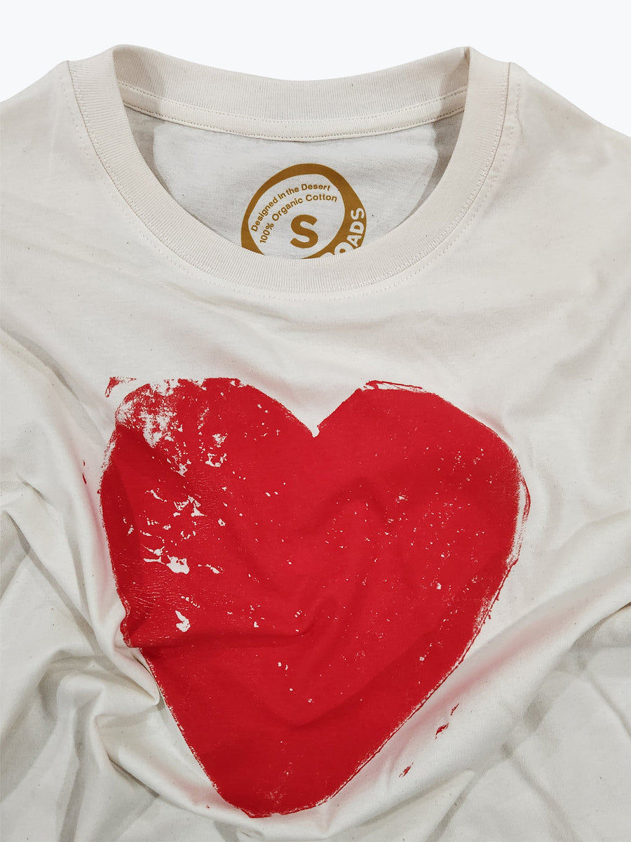 THEREDTHREAD / ザレッドスレッド】S open tee heart