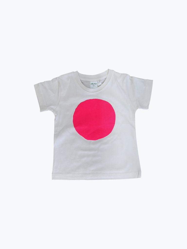 Kids Fluro Pink Circle Tee (toddler - youth)