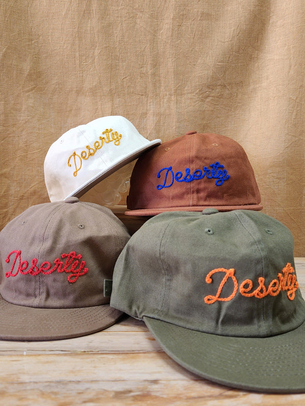 DESERTY Hat - Army & Orange