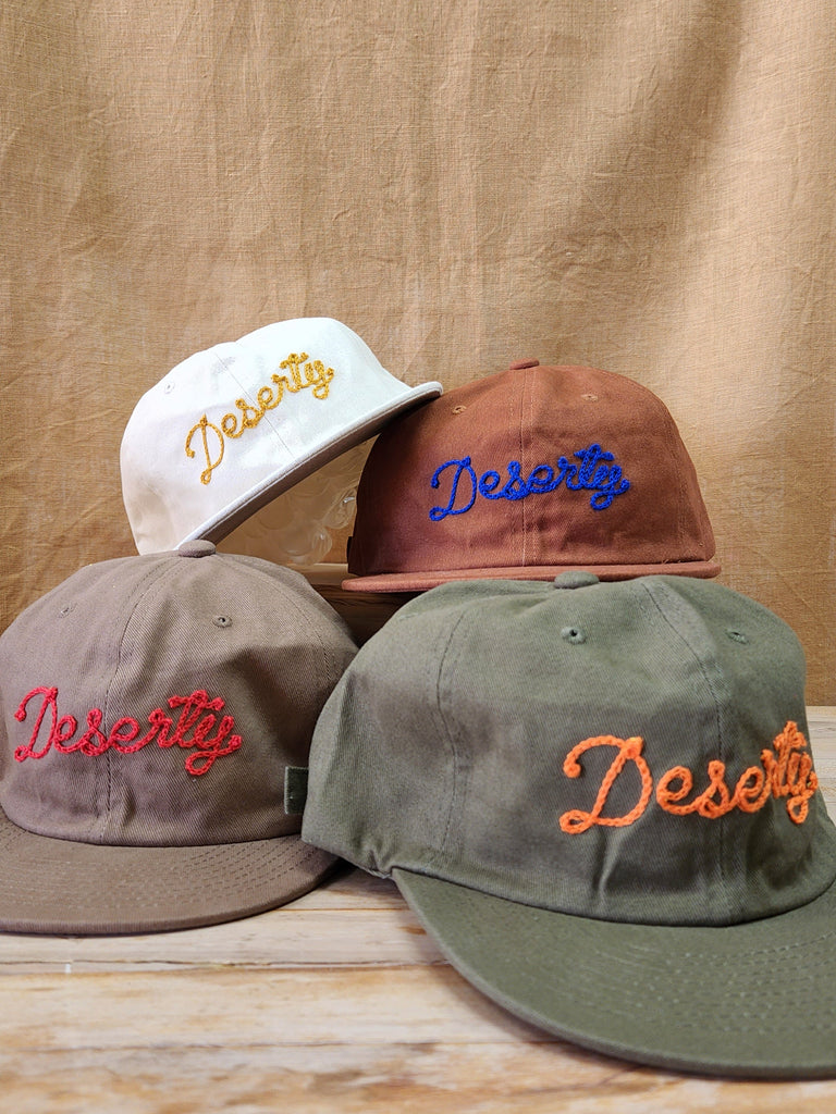 DESERTY Hat - Rust & Cobalt