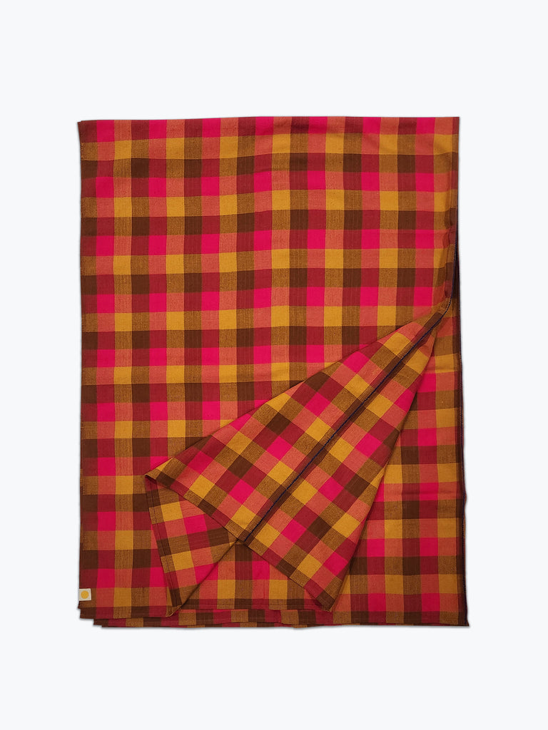 Chunky Plaid Tablecloth - Dahlia