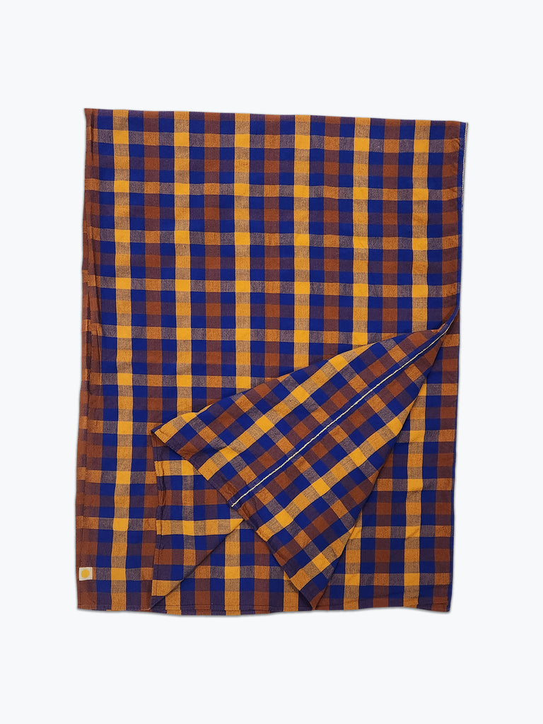 Chunky Plaid Tablecloth - Dusk