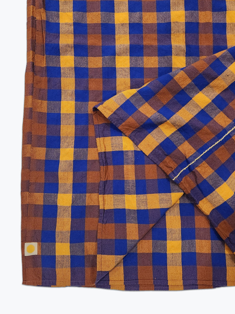 Chunky Plaid Tablecloth - Dusk