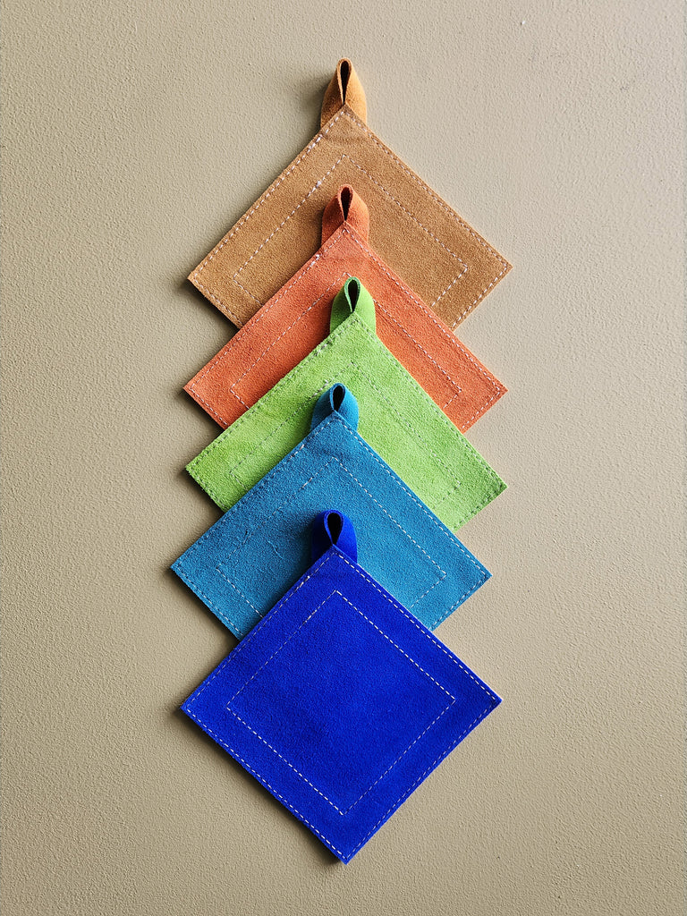 Suede Potholder - Toast