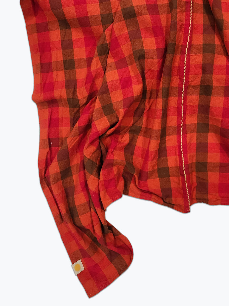Chunky Plaid Tablecloth - Scarlet