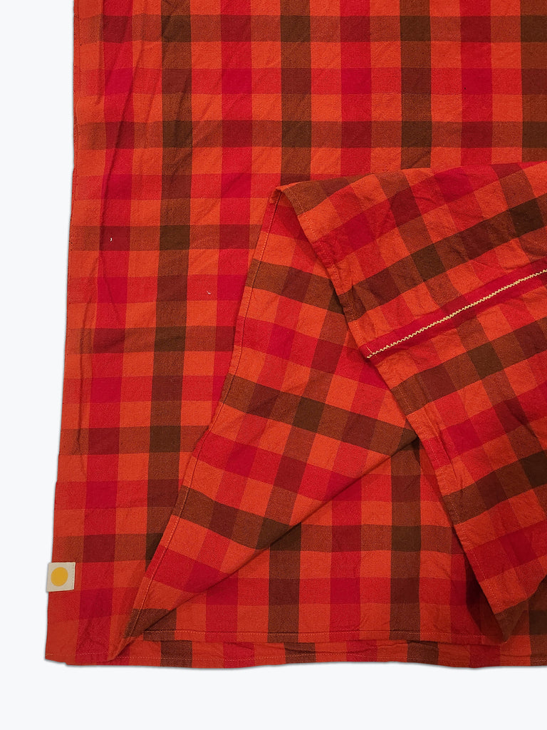 Chunky Plaid Tablecloth - Scarlet
