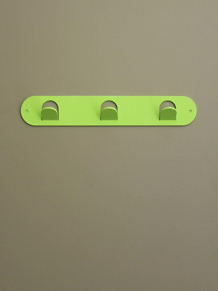 Triple Tab Hook - Chartreuse Gloss