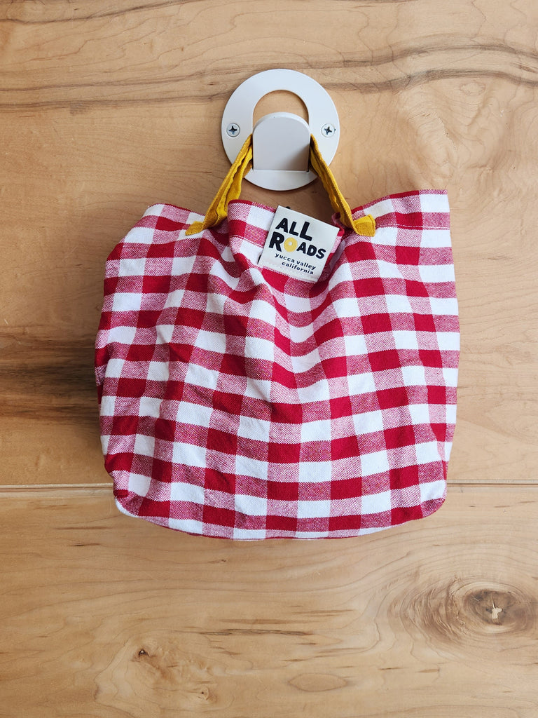 Mini Mezcla Tote - Cherry Check