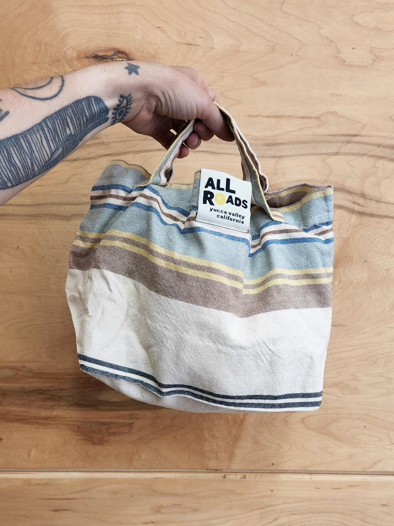Mini Mezcla Tote - Cottage Stripe Plaid
