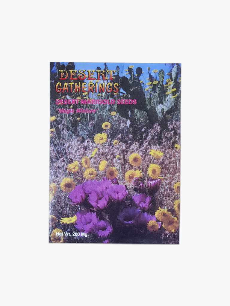 Desert marigold seed packet