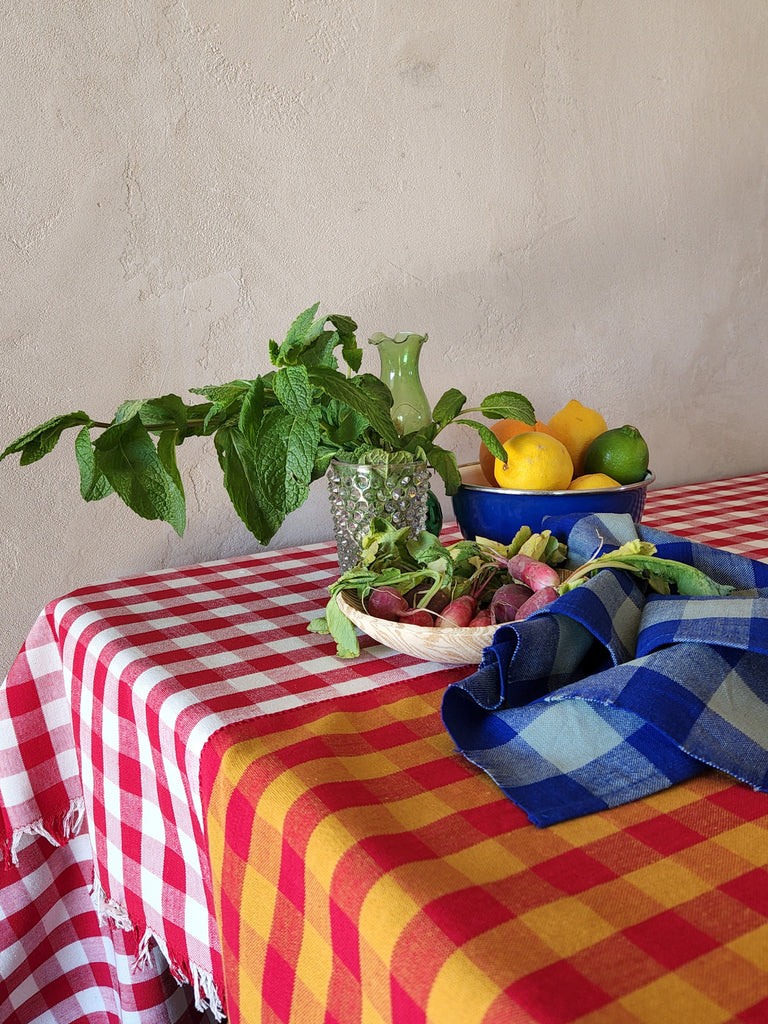 Contrast Tablecloth - Ketchup & Mustard Tablecloth