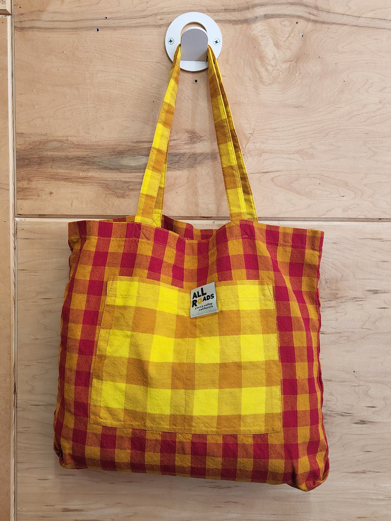 Mezcla Tote - Ketchup & Mustard Plaid