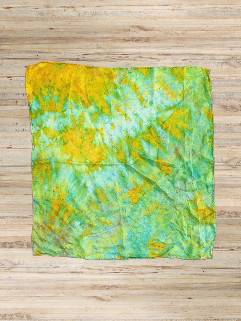 Silk Bandana - Lichen