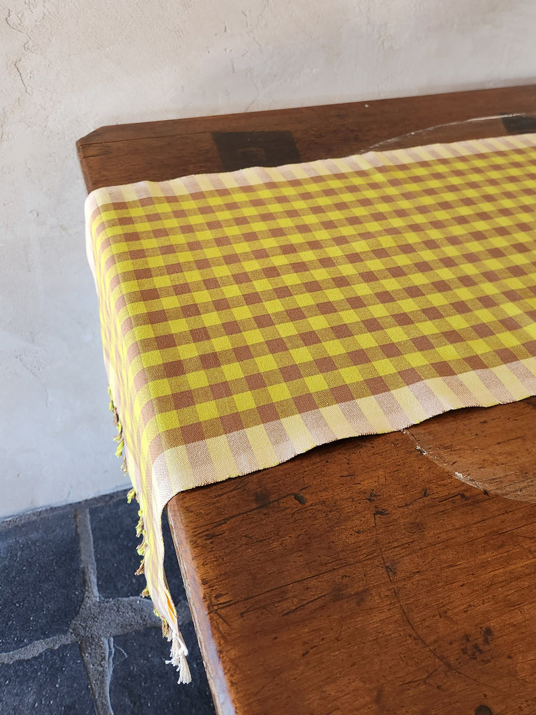 Grid Plaid Table Runner - Limon