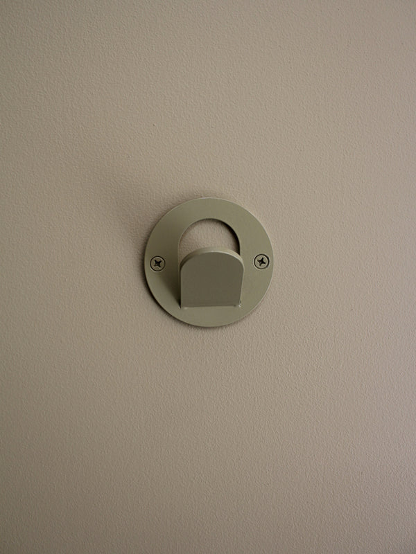 Single Tab Wall Hook - Matcha Gloss