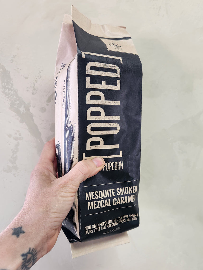 Mesquite Smoked Mezcal Caramel Artisan Popcorn