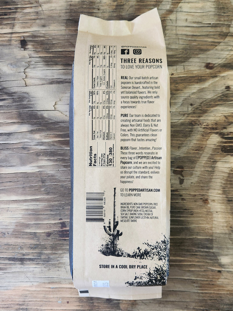 Mesquite Smoked Mezcal Caramel Artisan Popcorn