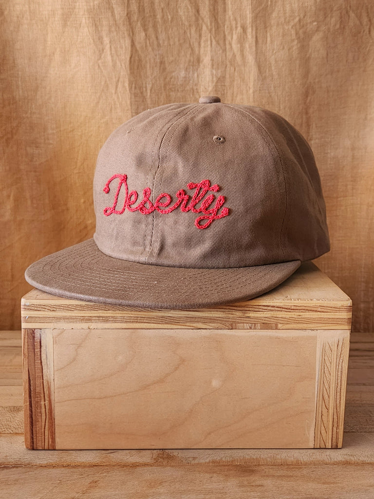 DESERTY Hat - Mushroom & Red