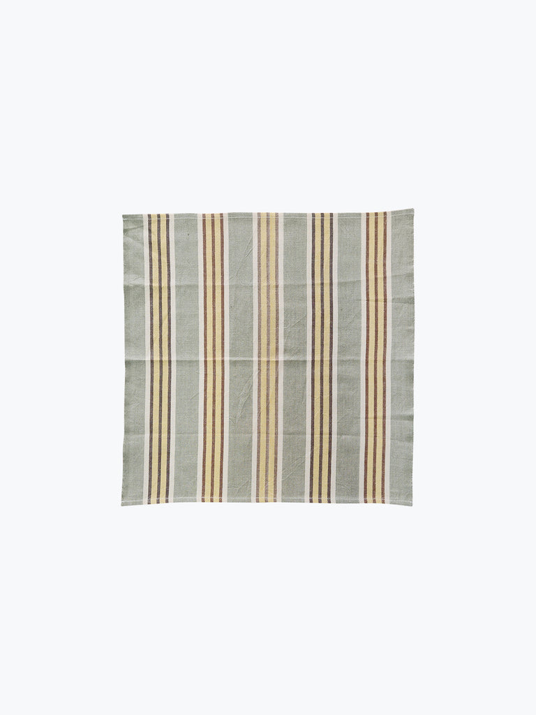 Outlet: Cotton Napkin Pair - Provencial Stripe