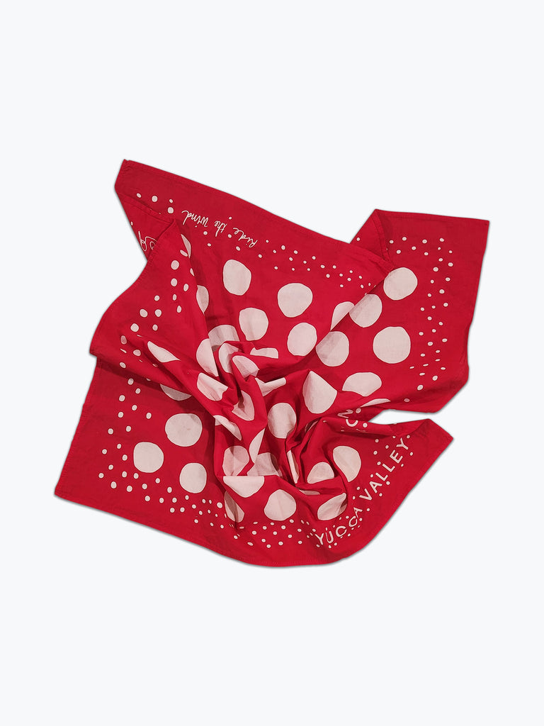 Circle Bandana - Red