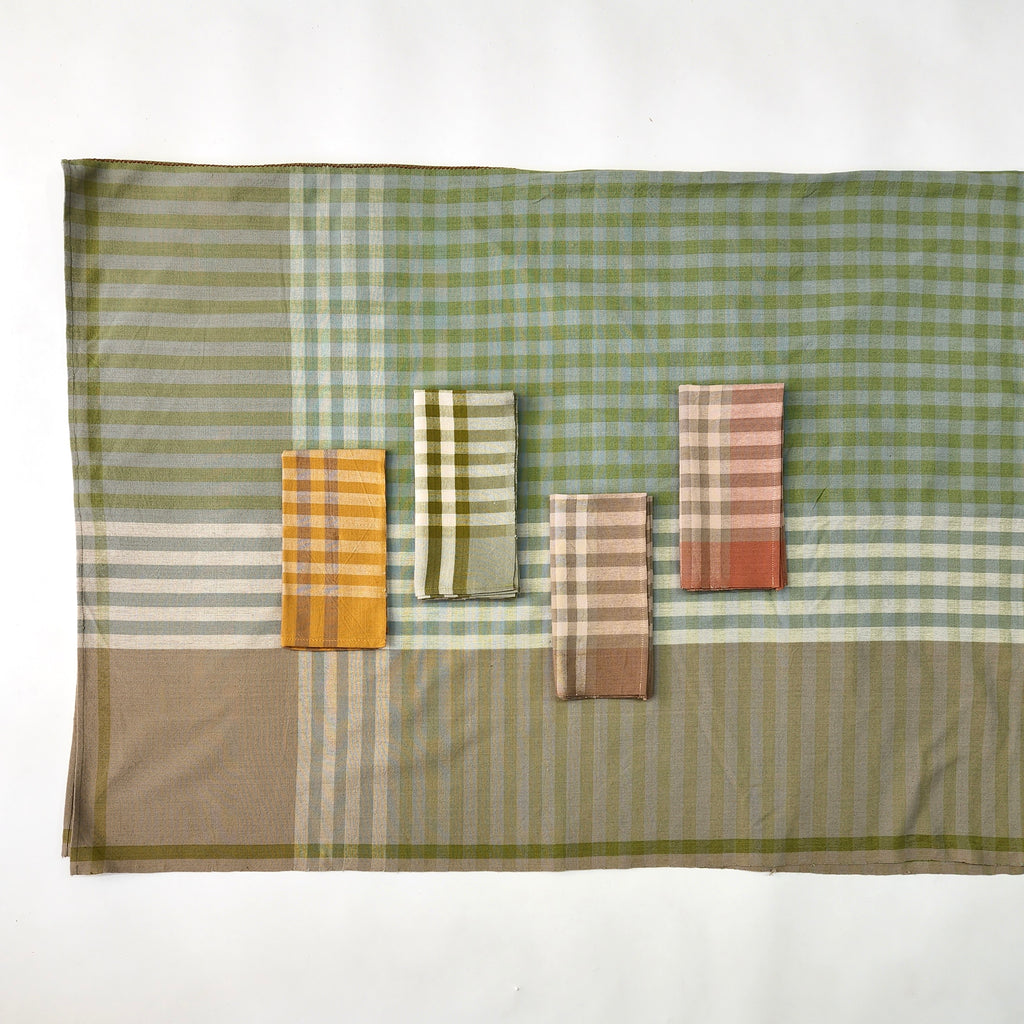 Grid Tablecloth - Sage