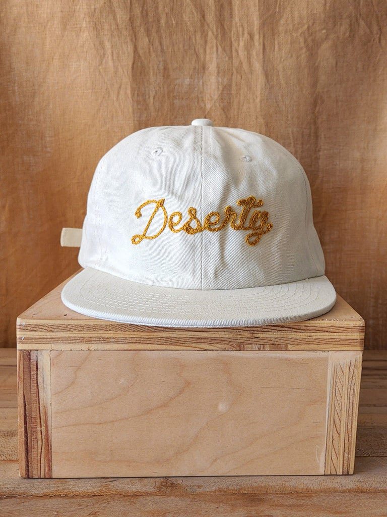 DESERTY Hat - Cream & Gold