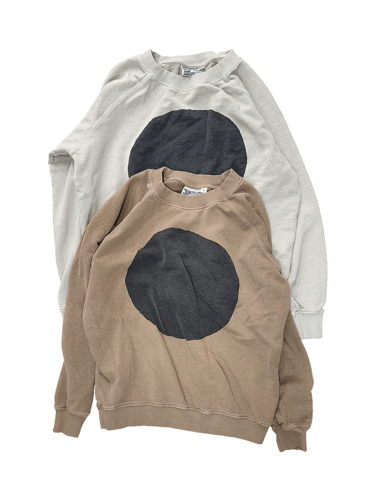 Circle Printed Crewneck Sweatshirt - All Roads