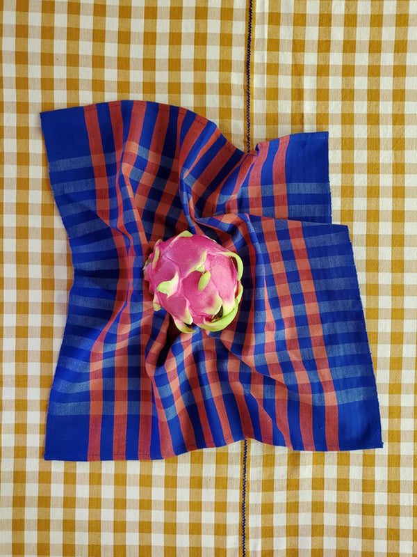 Cotton Napkin Pair - Cobalt