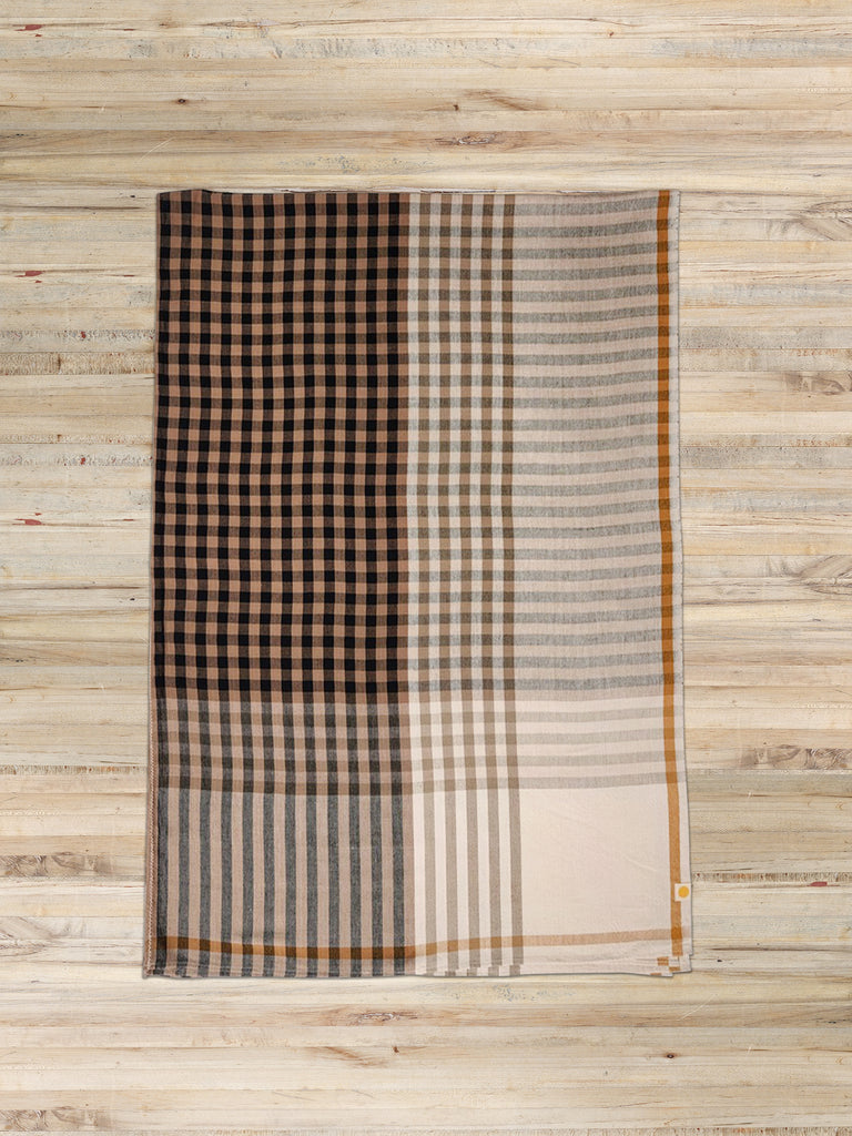 Grid Tablecloth - Granite