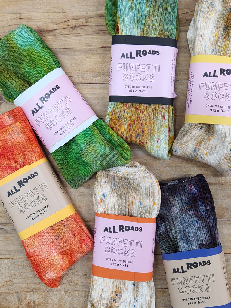 Size 9-11 Funfetti Socks
