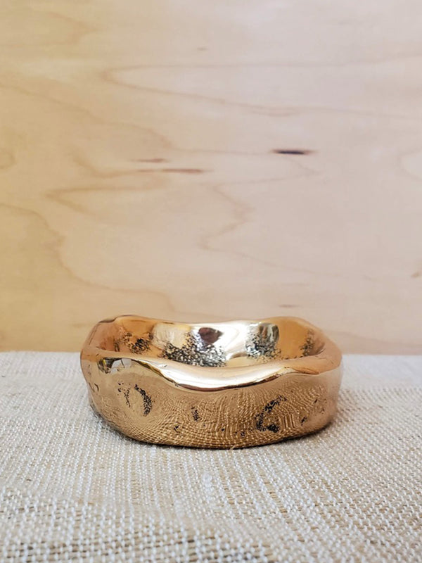 Bronze Pinch Pot